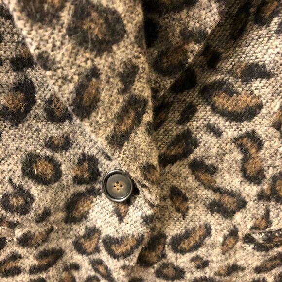 ANN TAYLOR LOFT ANIMAL PRINT BLAZER - Picture 2 of 6